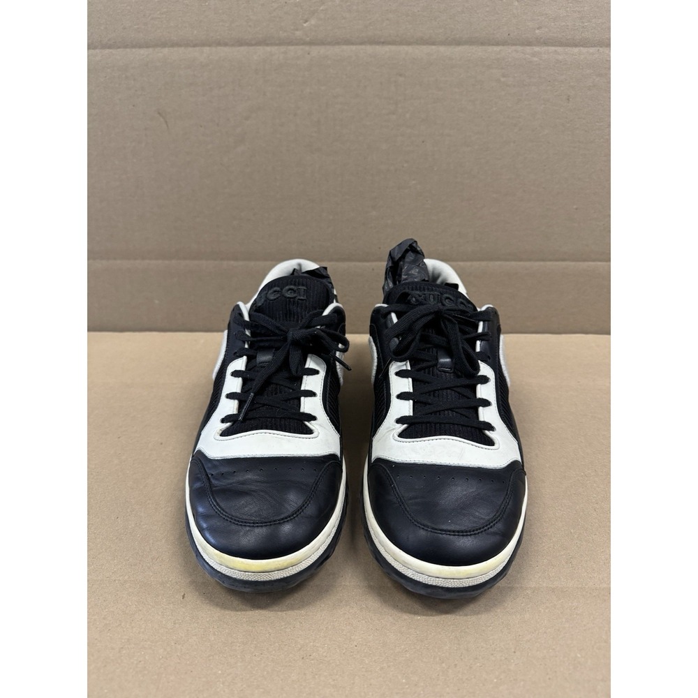 Size 11 - Gucci MAC80 Sneaker Off White Black Low Top - Picture 2 of 10